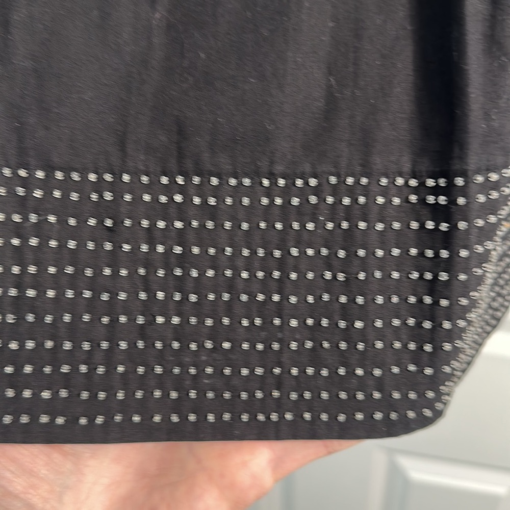 Talbots - Embellished Skirt - Pleated - Size 10 - Black - Clear beads - - Picture 2 of 15